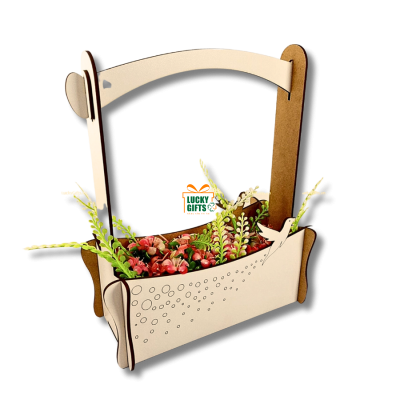 Giỏ hoa gỗ Lucky GH03