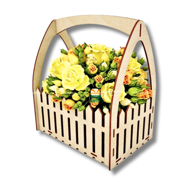 Giỏ hoa gỗ Lucky GH04