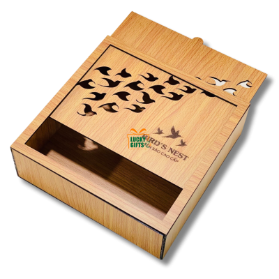 Hộp gỗ đựng yến sào làm quà tặng