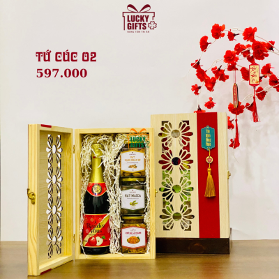 Hộp quà tết 2026 dành cho doanh nghiệp - Tứ Cúc 02