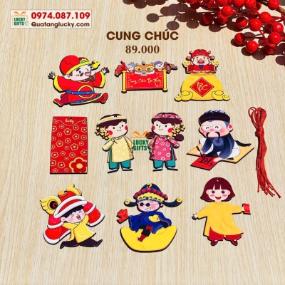 Sét Sticker Cung Chúc